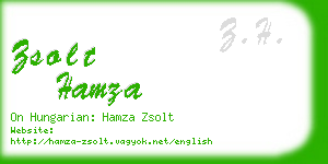 zsolt hamza business card